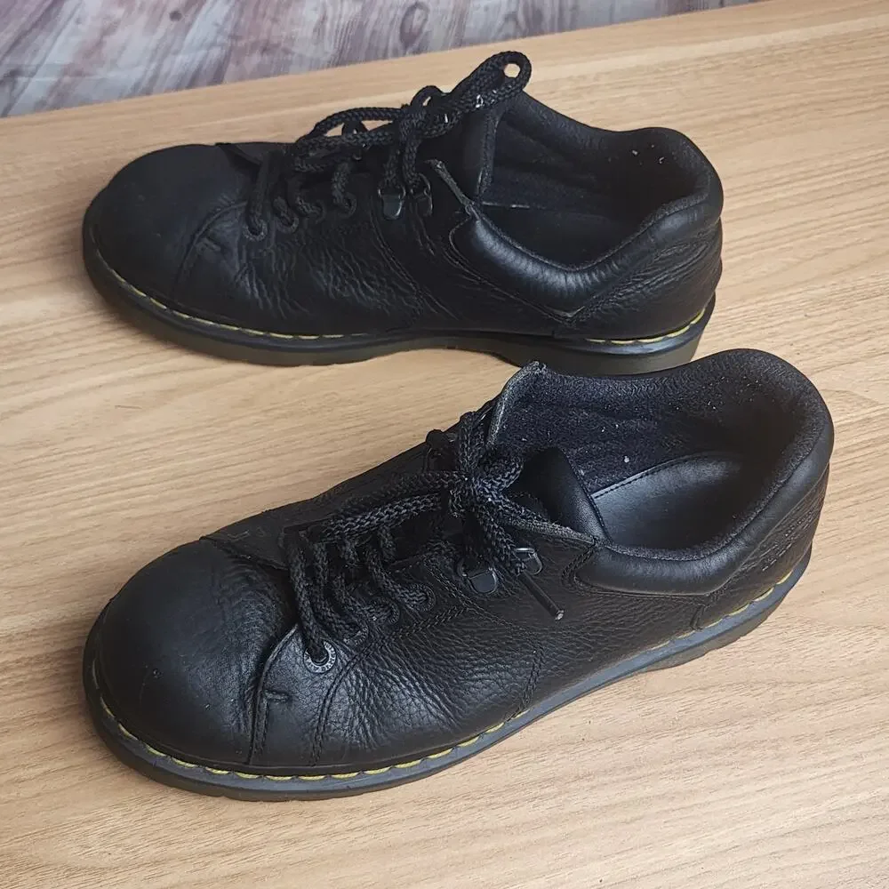 Dr. Martens Vintage Y2K Black Leather Chunky Oxford Shoes Men's US 12 M 10940